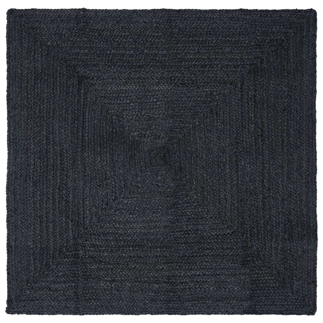 Områdetæpper Firkantet Mørkegrå 160 x 160 cm Jute