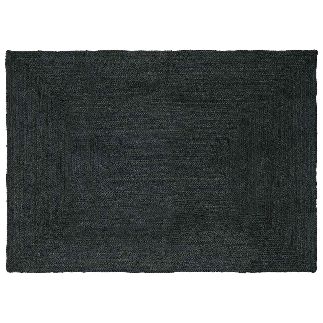 Områdetæpper Rektangulær Mørkegrå 240 x 340 cm Jute