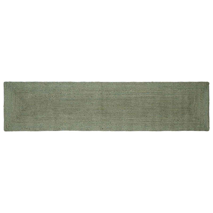 Områdetæpper Rektangulær Olivengrøn 60 x 200 cm Jute