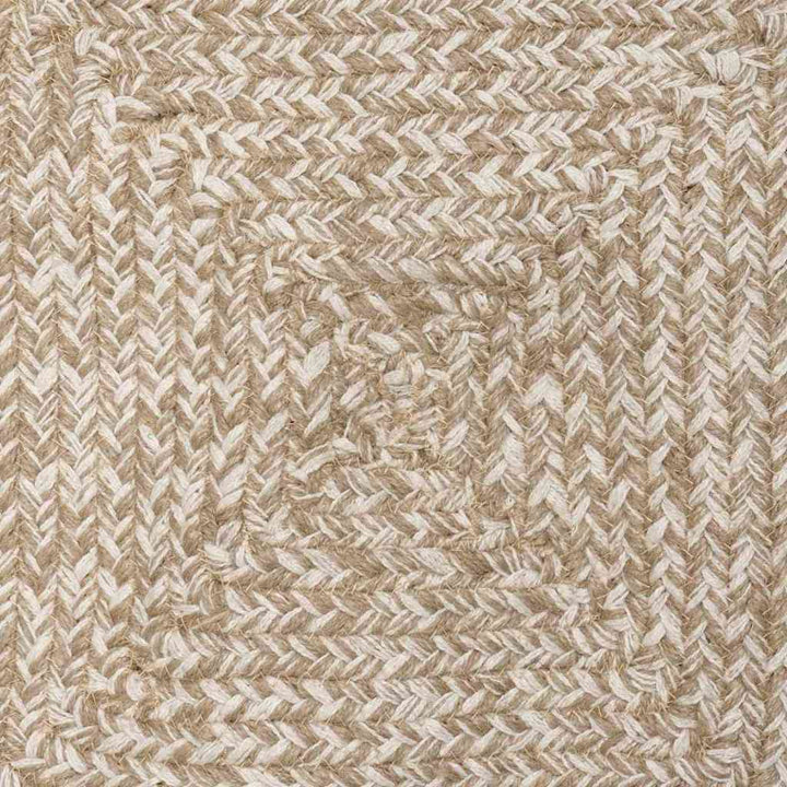 Område tæppe Natur og hvid 60 x 110 cm Jute
