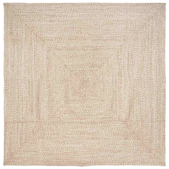 Områdetæpper Natur og hvid 300 x 300 cm Jute
