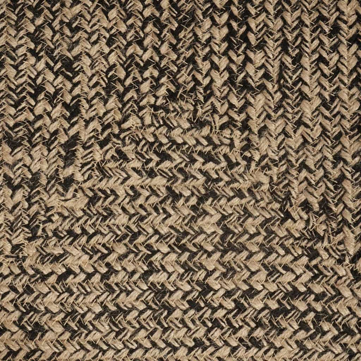 Områdetæpper Naturfarvet og sort 80 x 150 cm Jute