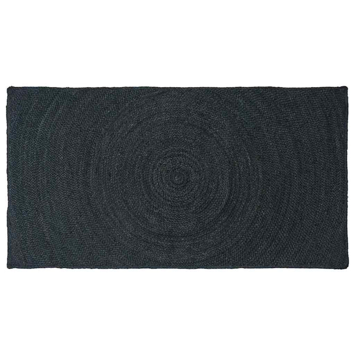 Områdetæpper Mørkegrå 80 x 150 cm Jute