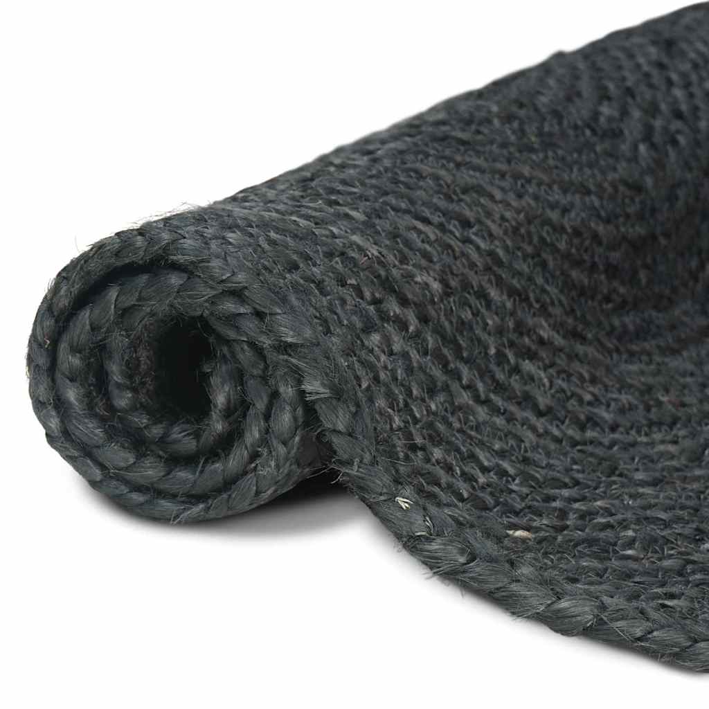 Områdetæpper Mørkegrå 80 x 250 cm Jute