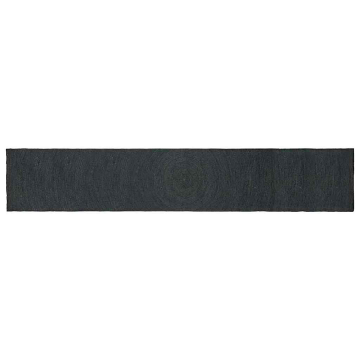 Områdetæpper Mørkegrå 80 x 400 cm Jute