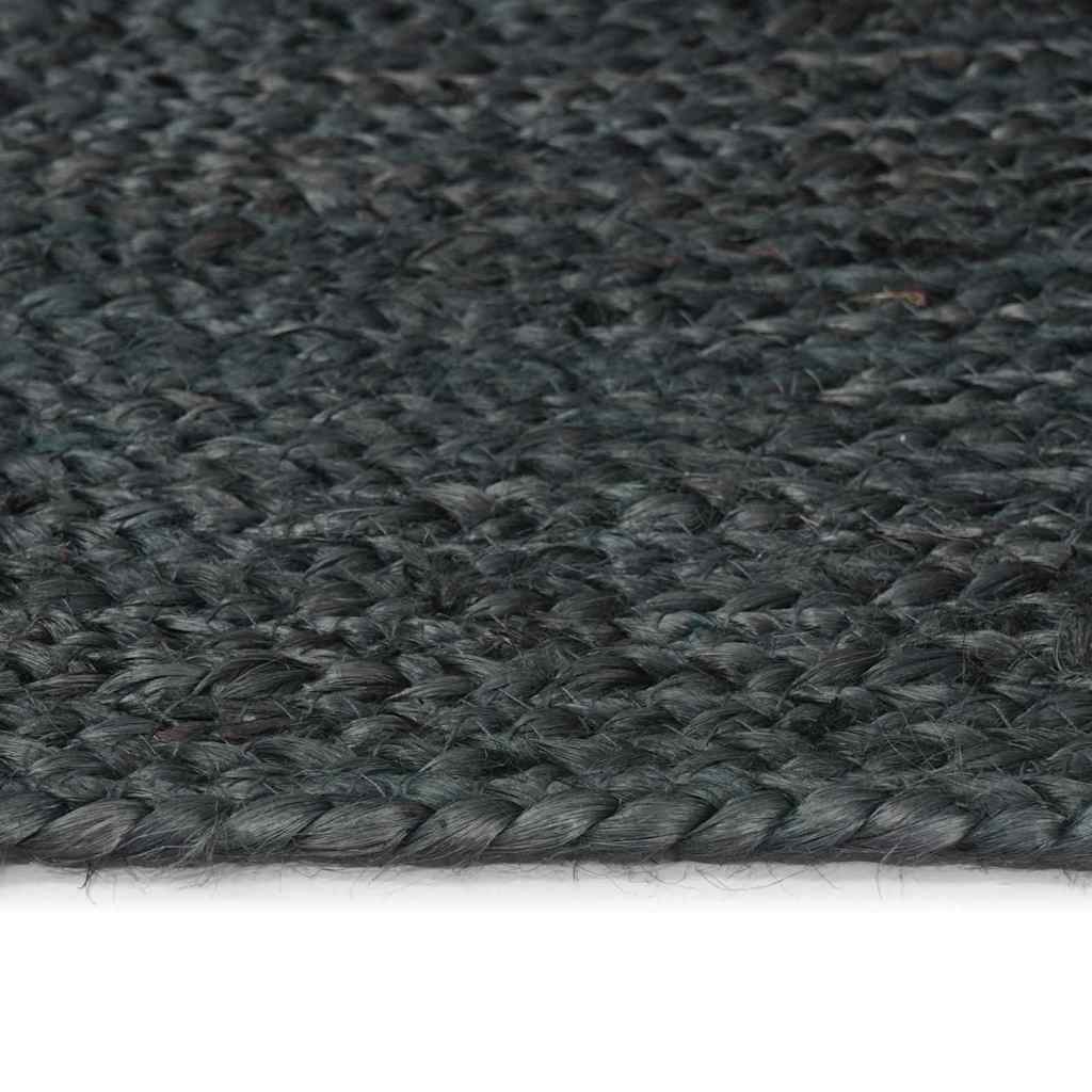 Områdetæpper Mørkegrå 100 x 200 cm Jute