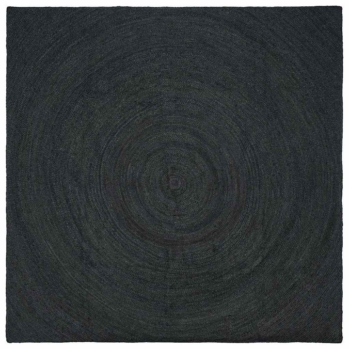 Områdetæpper Mørkegrå 200 x 200 cm Jute