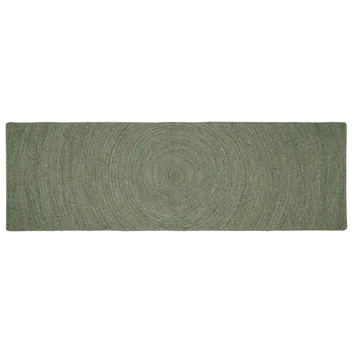 Områdetæpper Olivengrøn 80 x 200 cm Jute