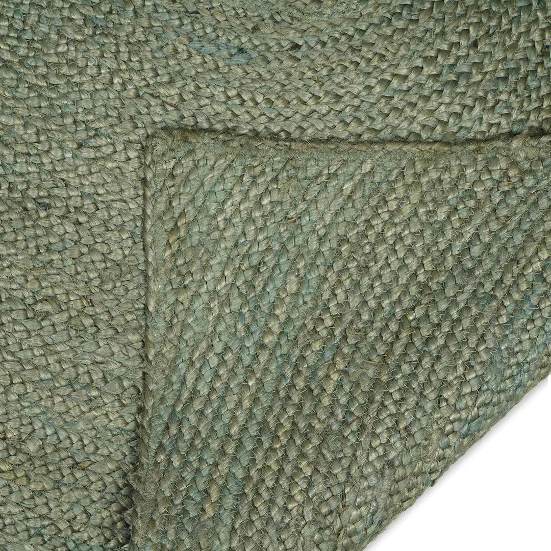 Områdetæpper Olivengrøn 120 x 120 cm Jute