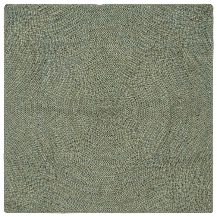 Områdetæpper Olivengrøn 120 x 120 cm Jute