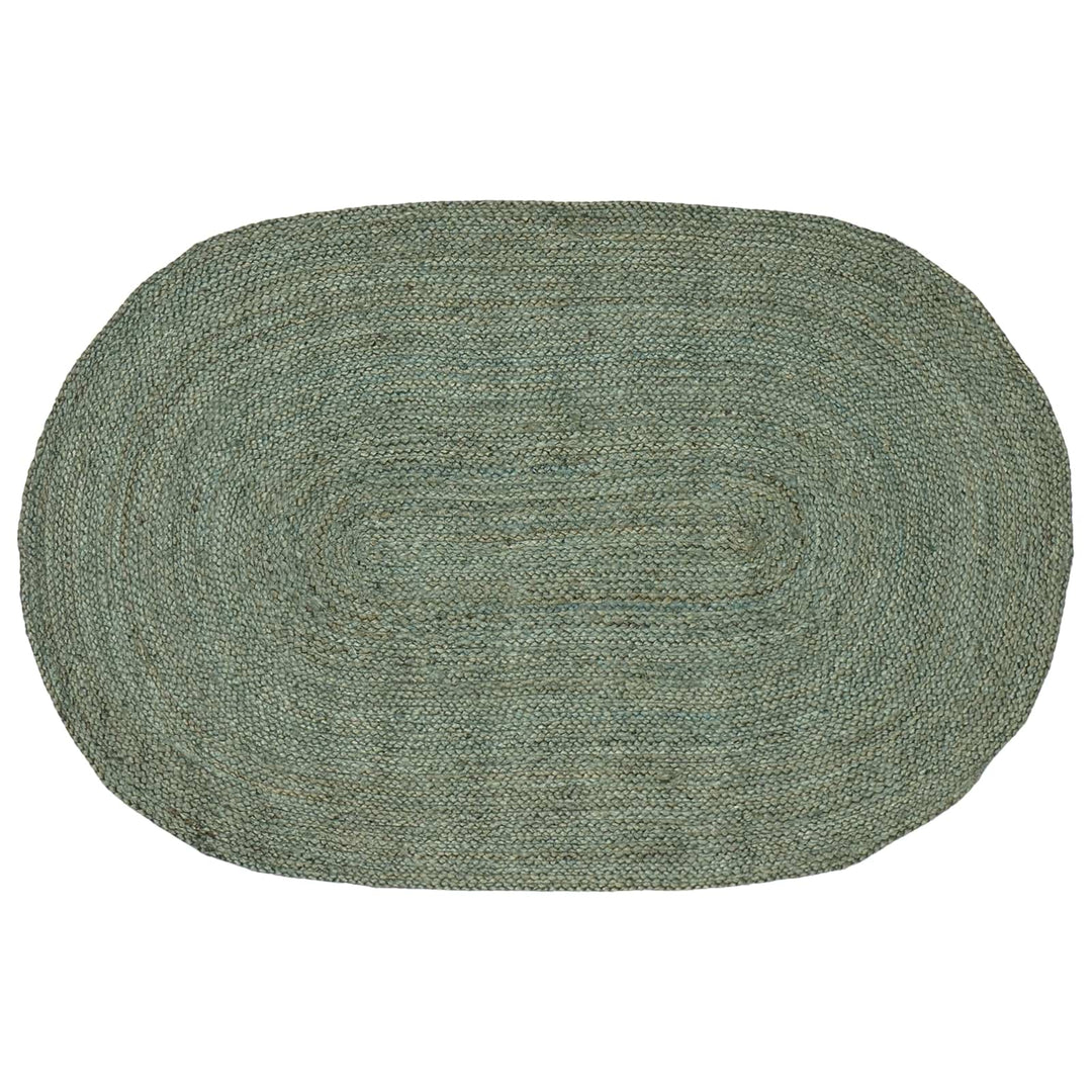 Områdetæpper Olivengrøn 122 x 183 cm Jute