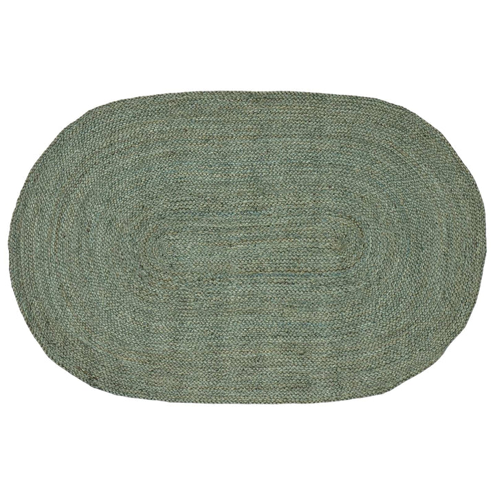 Områdetæpper Olivengrøn 122 x 183 cm Jute