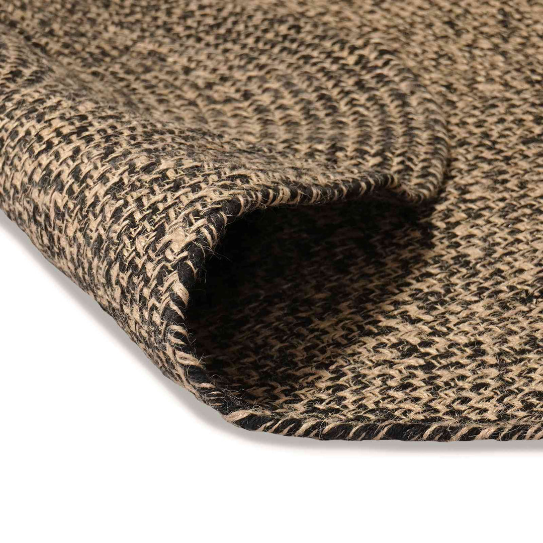 Områdetæpper Sort 100 x 152 cm Jute