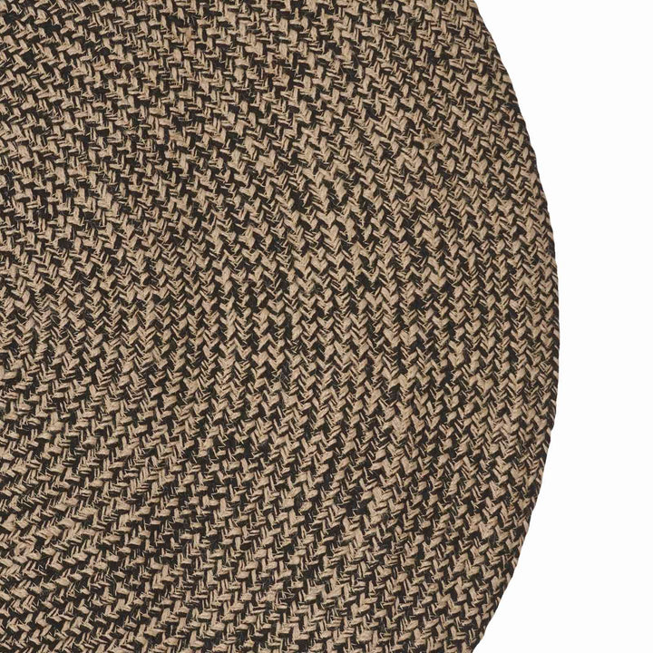 Områdetæpper Sort 152 x 245 cm Jute
