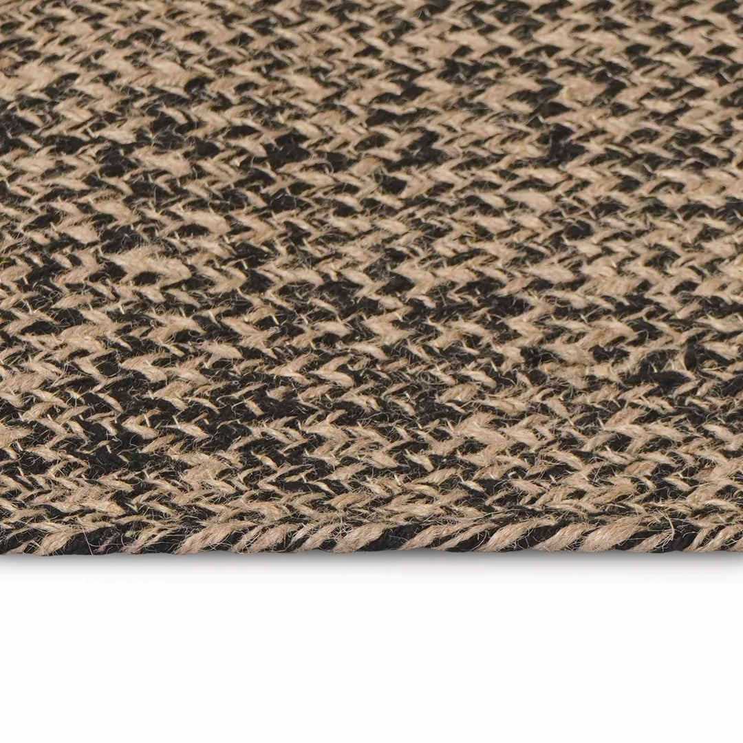 Områdetæpper Sort 152 x 245 cm Jute