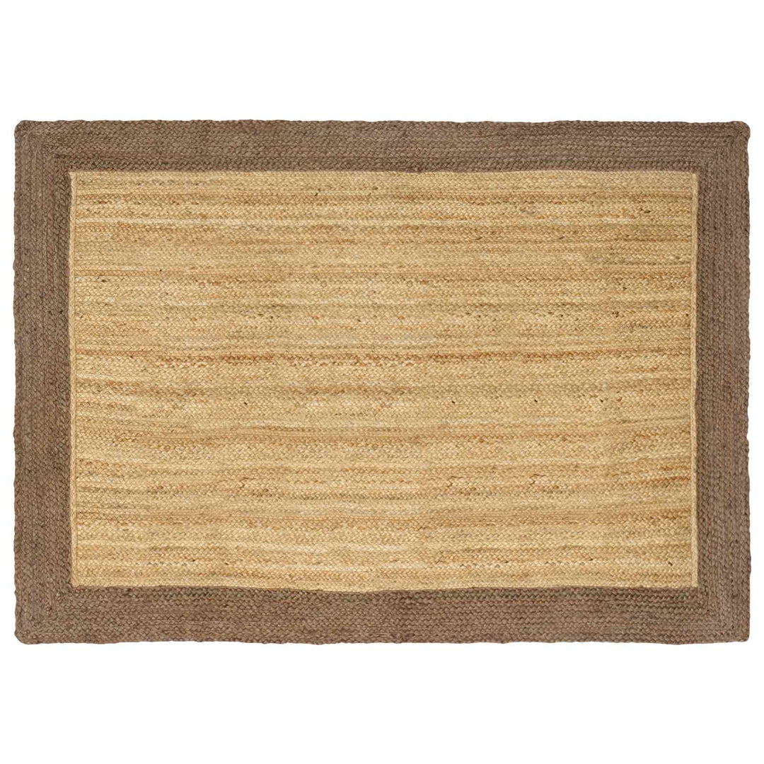 Områdetæpper Grå 140 x 200 cm Jute