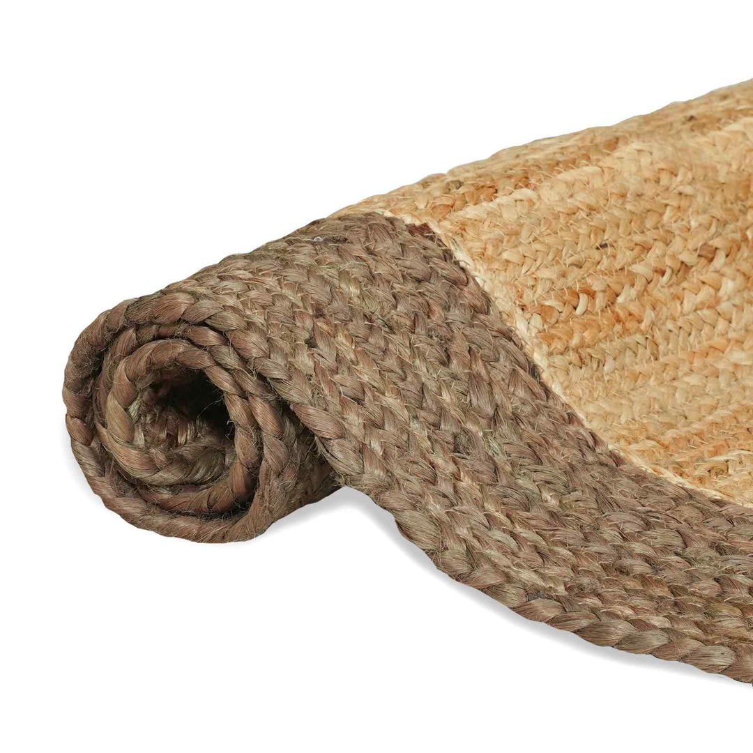 Områdetæpper Grå 240 x 240 cm Jute