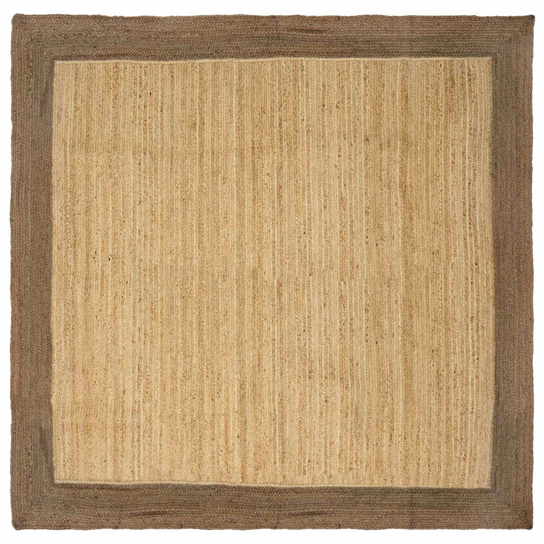 Områdetæpper Grå 240 x 240 cm Jute