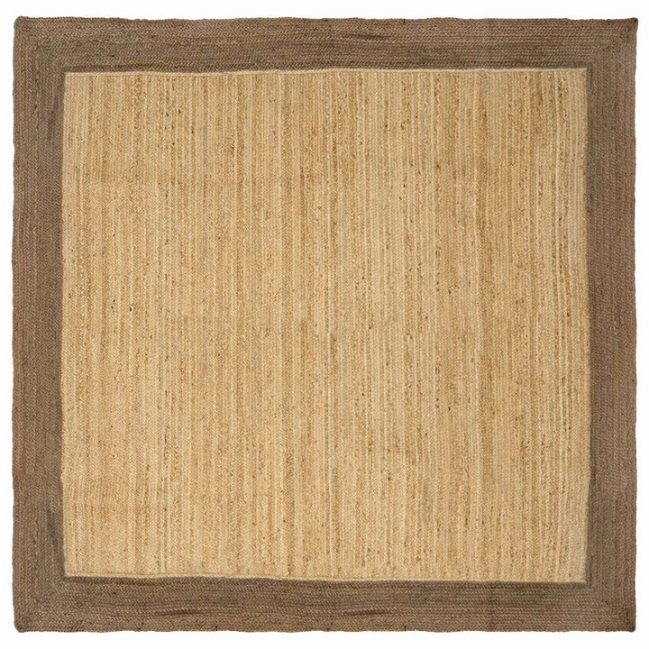 Områdetæpper Grå 240 x 240 cm Jute