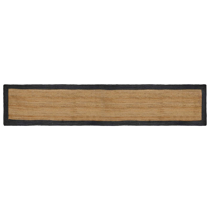 Områdetæpper Mørkegrå 80 x 400 cm Jute