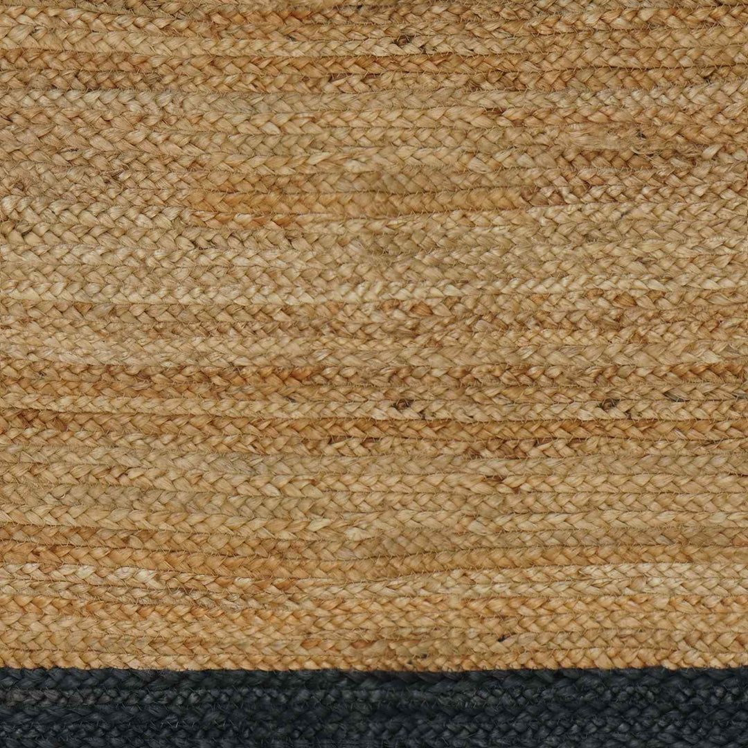 Områdetæpper Mørkegrå 240 x 240 cm Jute