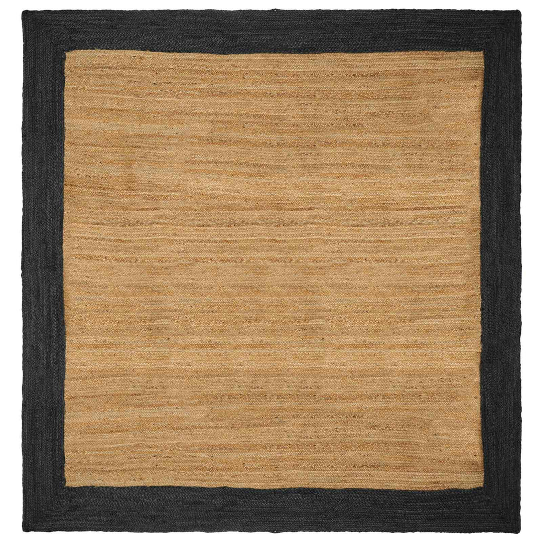 Områdetæpper Mørkegrå 240 x 240 cm Jute