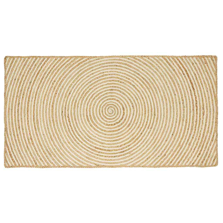 Områdetæpper Hvid 60 x 110 cm Jute