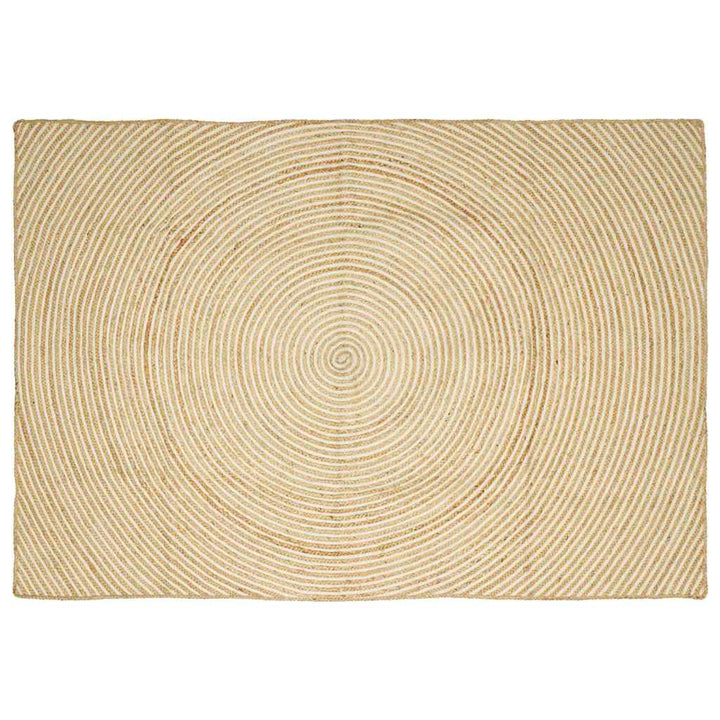 Områdetæpper Hvid 240 x 340 cm Jute