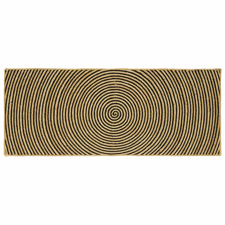 Områdetæpper Sort 80 x 200 cm Jute