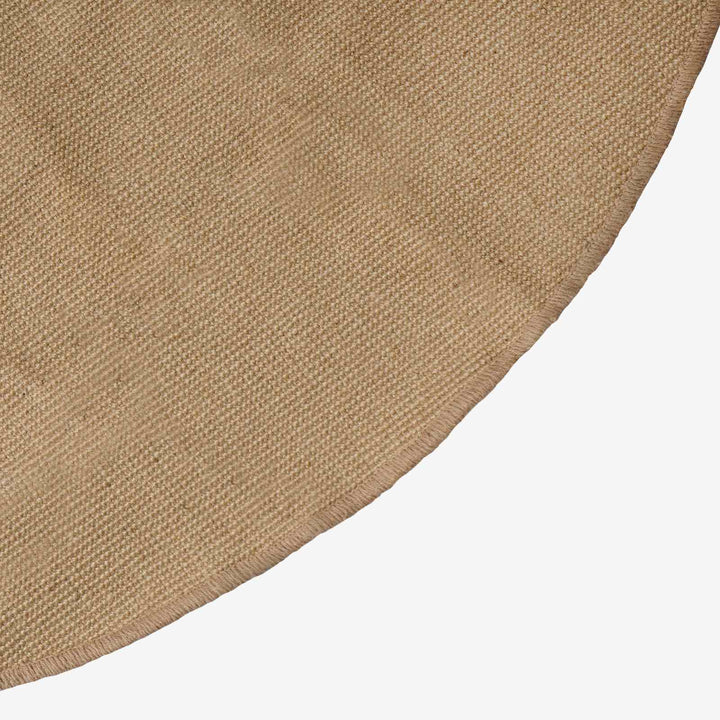 Områdetæpper Naturfarvet Ø 120 cm Jute