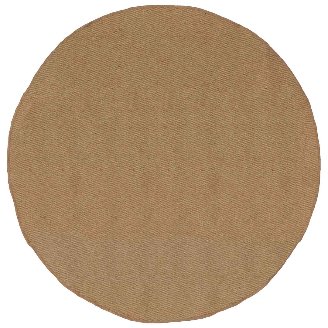 Områdetæpper Naturfarvet Ø 120 cm Jute