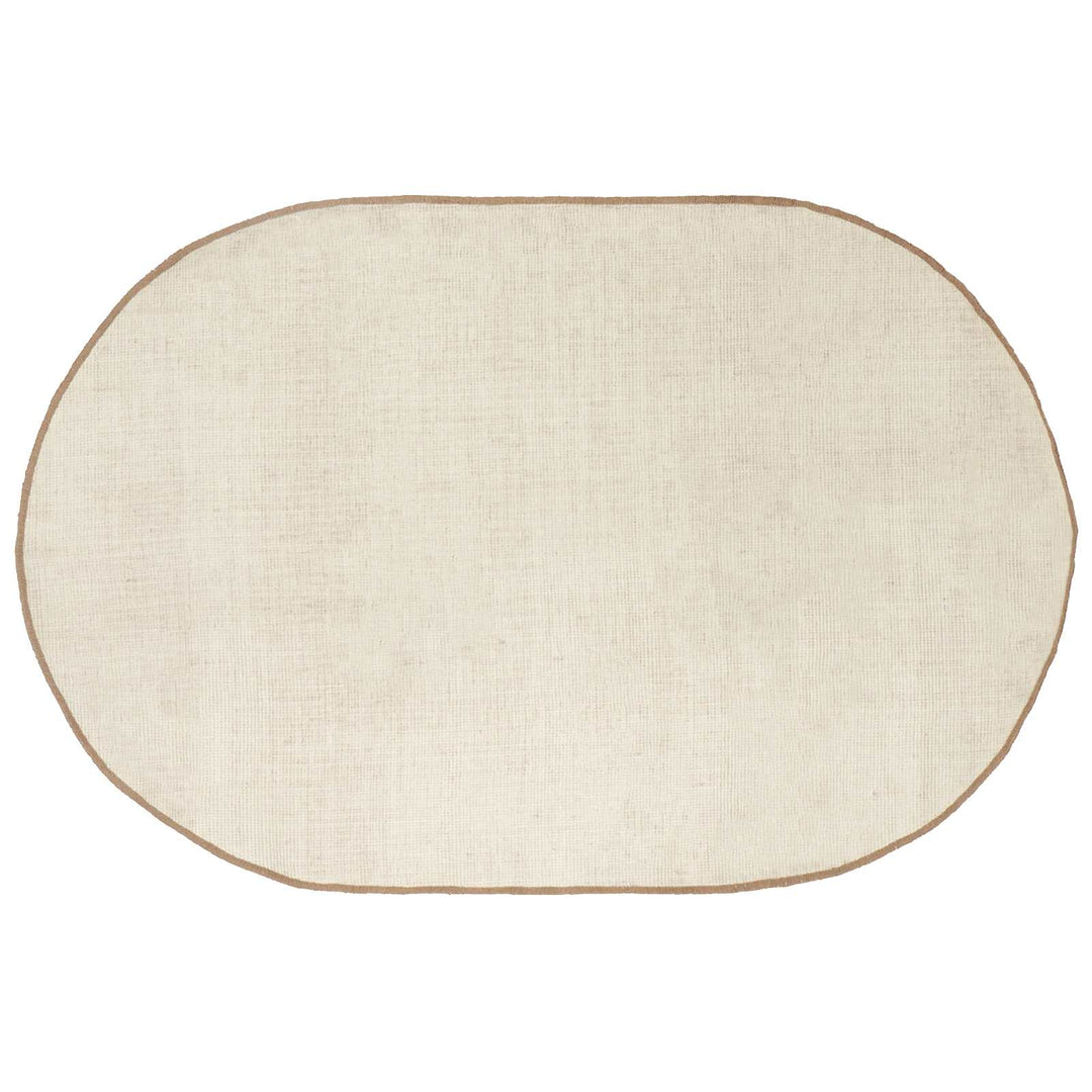 Områdetæpper Naturfarvet 100 x 152 cm Jute