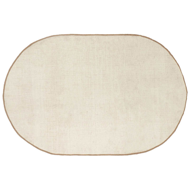 Områdetæpper Naturfarvet 122 x 183 cm Jute