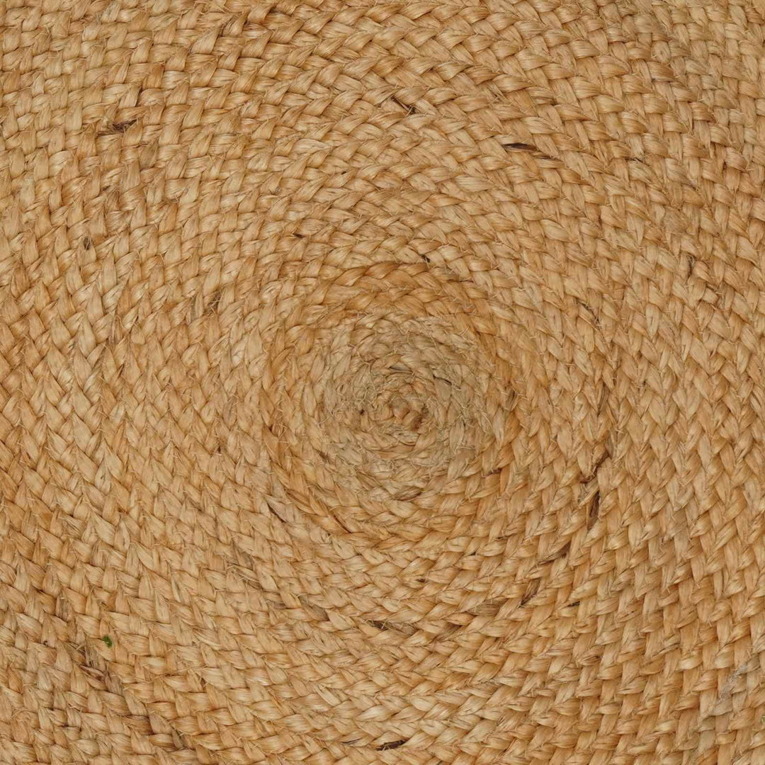 Områdetæpper Naturfarvet Ø 240 cm Jute