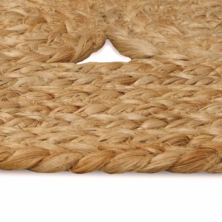 Områdetæpper Naturfarvet Ø 90 cm Jute