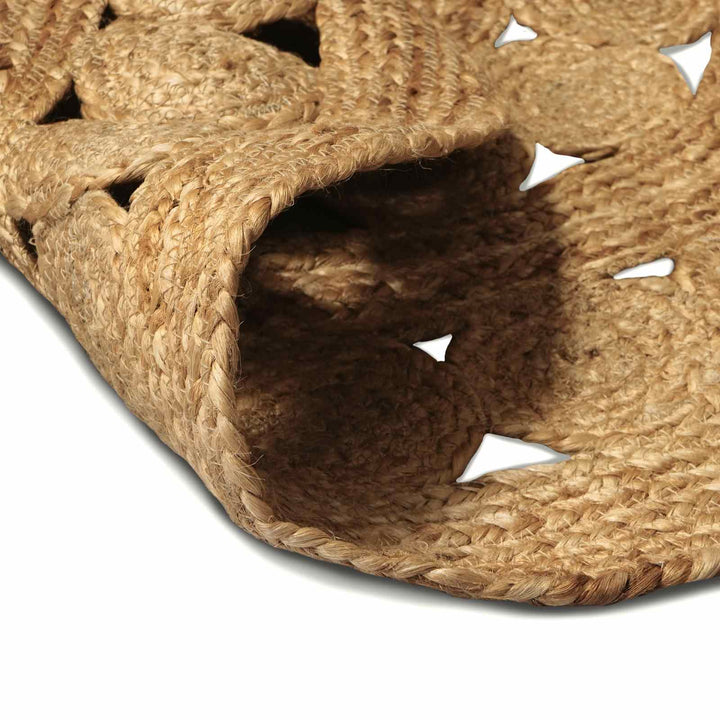 Områdetæpper Naturfarvet 205 x 305 cm Jute