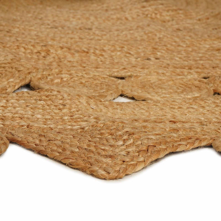 Område tæppe Naturfarvet Ø 210 cm Jute