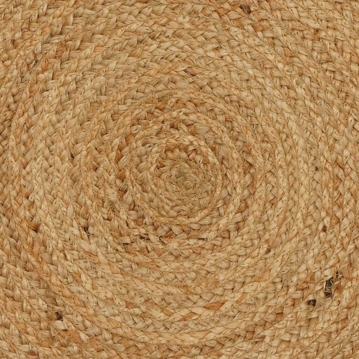 Område tæppe Naturfarvet Ø 210 cm Jute