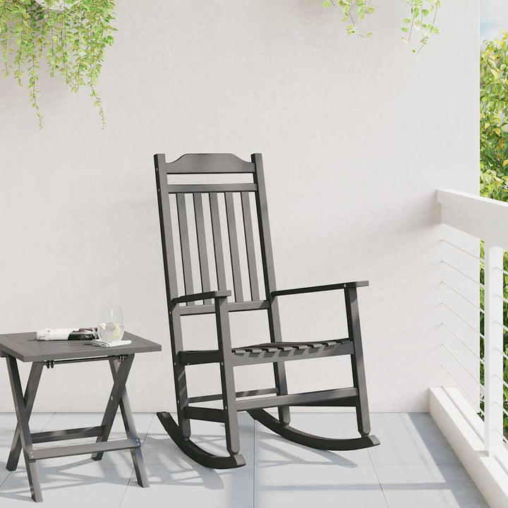 Gyngestol Sort 65 x 84 x 114 cm Polyethylen