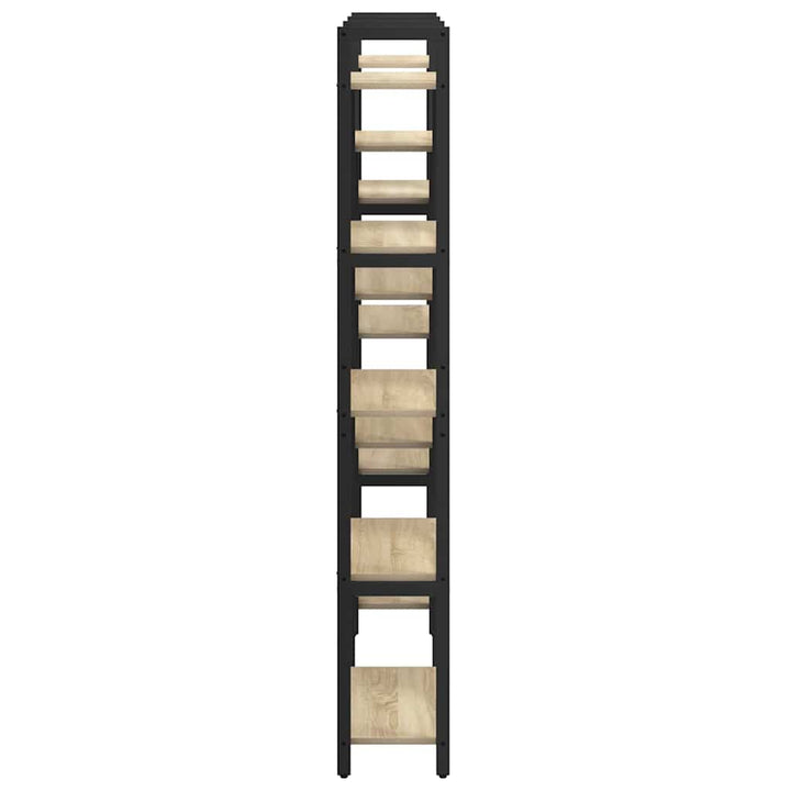 Bogreol 156 x 25 x 167 cm Konstrueret træ Sonoma eg