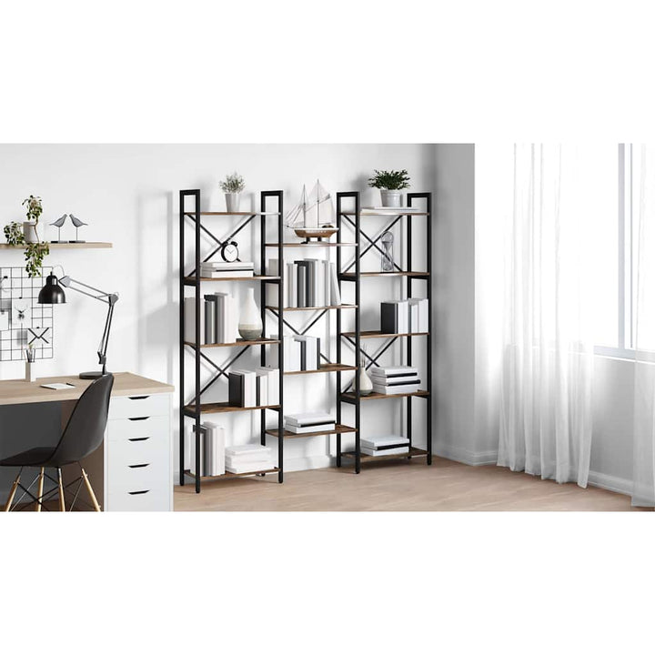 Bogreol Sonoma eg 156 x 25 x 167 cm Konstrueret træ