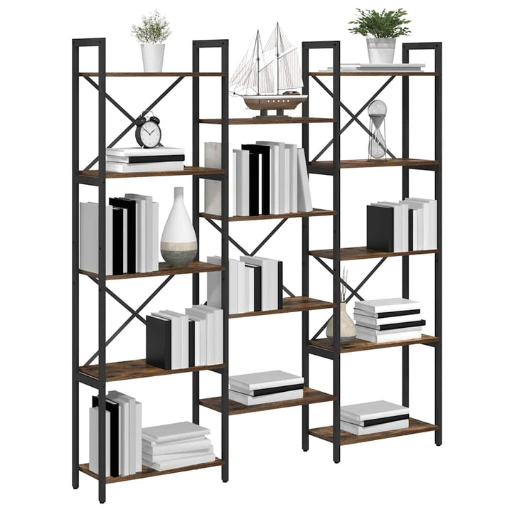 Bogreol Sonoma eg 156 x 25 x 167 cm Konstrueret træ