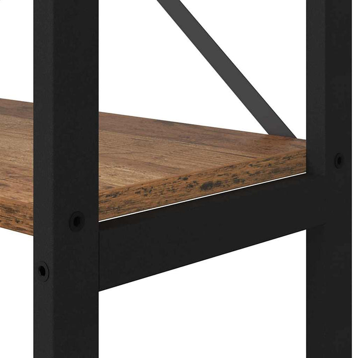 Bogreol 156 x 25 x 167 cm Konstrueret træ Gammelt træ