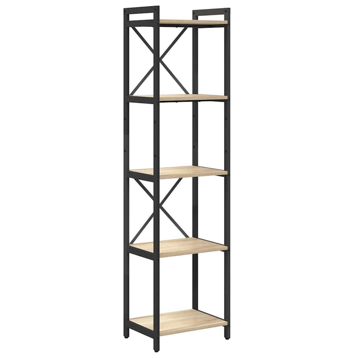Bogreol Sonoma eg 40 x 30 x 155 cm Konstrueret træ