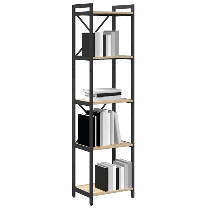 Bogreol Sonoma eg 40 x 30 x 155 cm Konstrueret træ