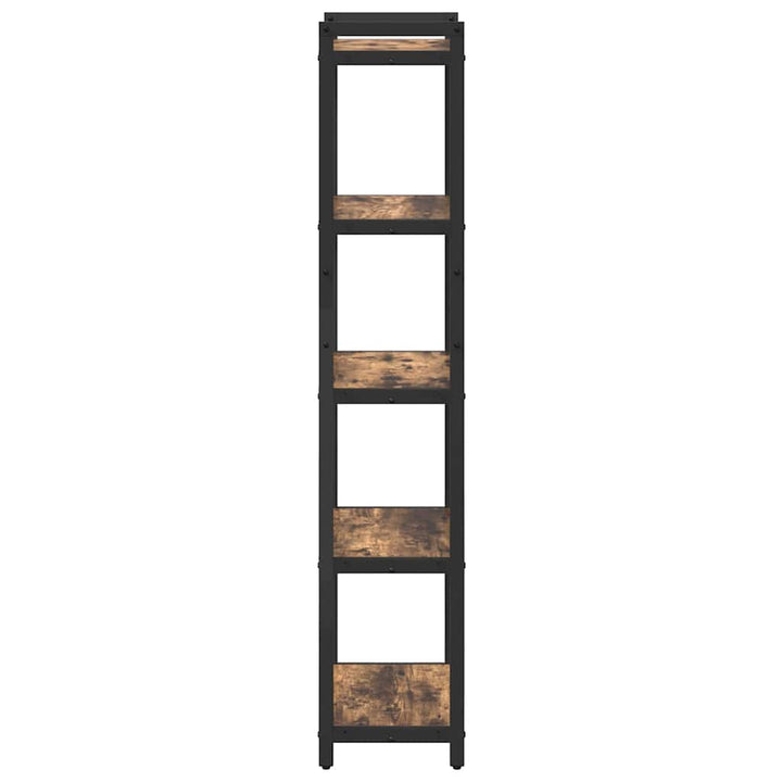 Bogreol Røget eg 40 x 30 x 155 cm Konstrueret træ