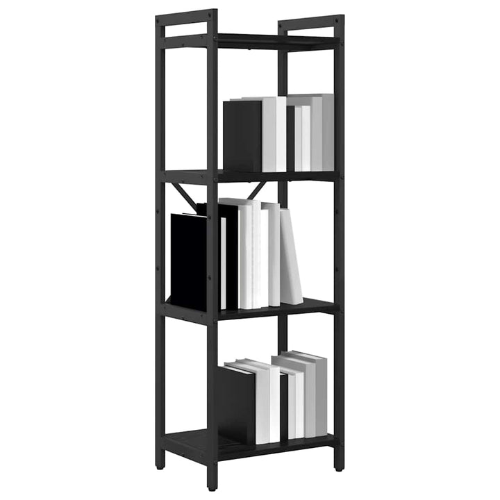 Bogreol Sort eg 40 x 30 x 119 cm Konstrueret træ