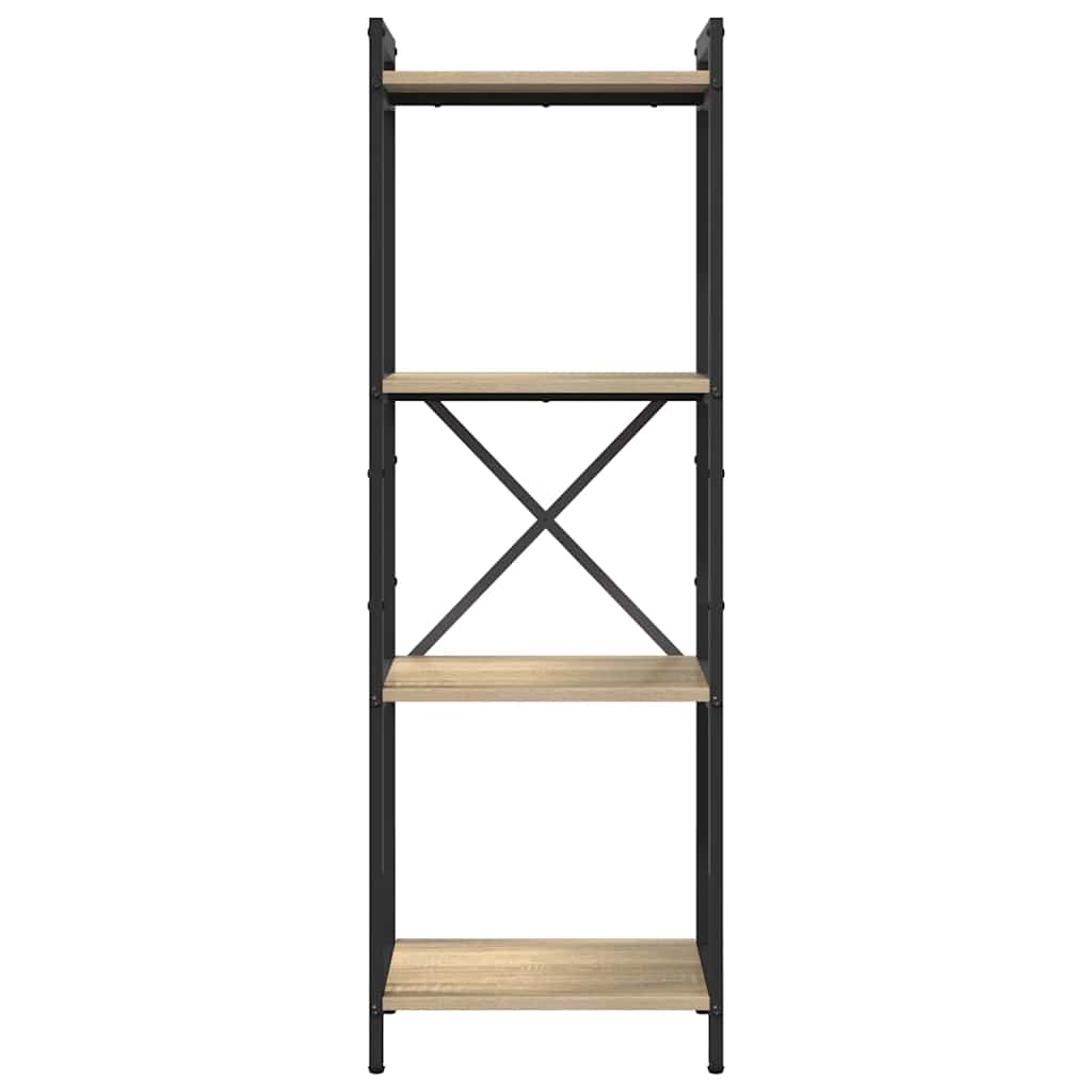 Bogreol Sonoma eg 40 x 30 x 119 cm Konstrueret træ