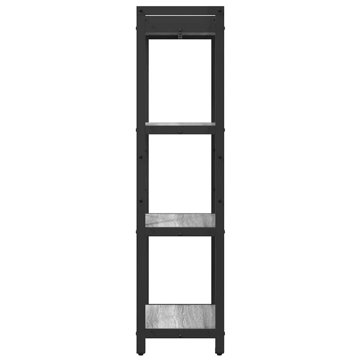 Bogreol Grå sonoma-eg 40 x 30 x 119 cm Konstrueret træ