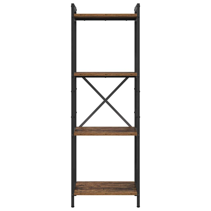 Bogreol Gammelt træ 40 x 30 x 119 cm Konstrueret træ